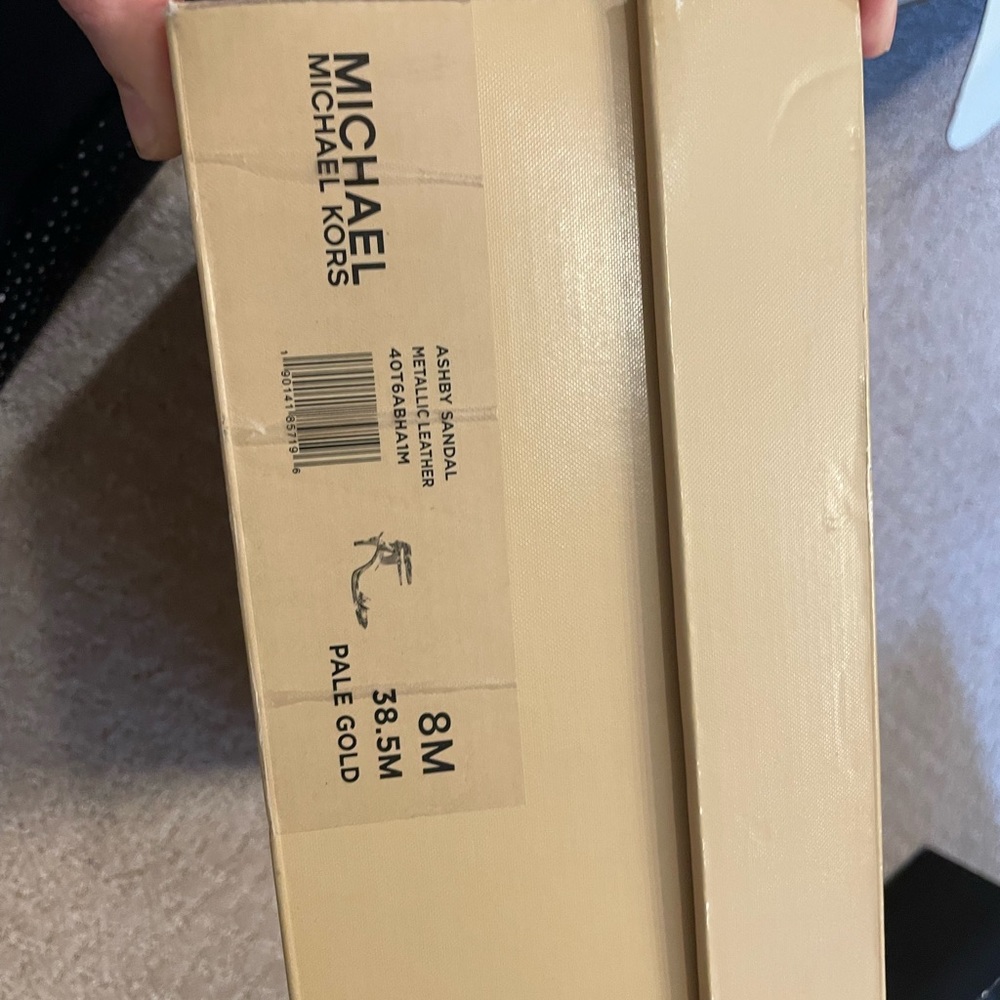 Michael Kors Metallic Ashby Sandals - Picture 4 of 4